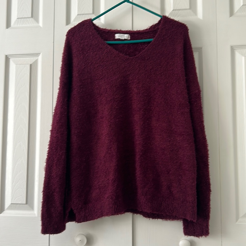New Directions XlL fuzzy Sweater